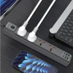 چندراهی برق گرین لاین با چهار سوکت و چهار درگاه USB_A و دو درگاه Type-C - 2