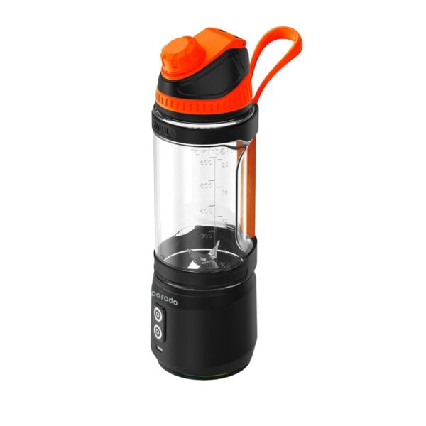 میکسر قابل حمل porodo dual spin life style با طراحی مدرن و ظرف 700 میلی لیتری و نمایشگر led که گزینه ای عالی برای نوشیدنی ها است