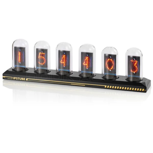 ساعت هوشمند طرح کپسول شفاف ipstube با صفحه نمایش rgb ،اپلیکیشن اختصاصی و بدنه آلیاژ آلومینیوم 6063،نمایش وضعیت آب و هوا و قابلیت همگام سازی وای فای