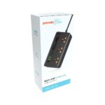 چندراهی پنج درگاه USB پرودو با سه پورت USB-C، دو پورت USB-A و سه سوکت برق جهانی، بدنه مقاوم در برابر آتش با توان خروجی 3000 وات.