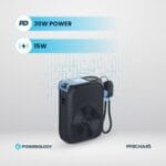 پاوربانک آداپتور چندکاره پاورلوژی مدل Magsafe and Charger Power Bank - 8