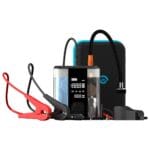 جامپ استارتر و پمپ باد و پاوربانک پاورلوژی مدل 8800mAh Jump Start Air Compressor - Transparent - 3