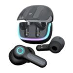 هندزفری بلوتوثی با نور RGB پاورلوژی مدل  Quad ENC - 5