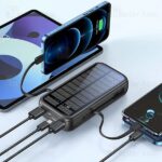 پاوربانک با باتری خورشیدی گرین لاین مدل PD20W SOLAR 2 POWER BANK 20000mAh - 2