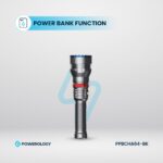 چراغ قوه پاوربانک ضدآب POWERLOGY 4000mAh Waterproof - 4