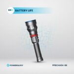 چراغ قوه پاوربانک ضدآب POWERLOGY 4000mAh Waterproof - 3