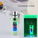 فندک شارژی پلاسما چراغقوه دار ضدآب مدل Double arc - 4