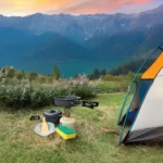 سرویس پخت و پز 10 پارچه گرین لاین مدل Camping cookware - 5