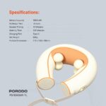 ماساژور گردن با کمپرس گرم Porodo مدل PD-5DKSNM - 3