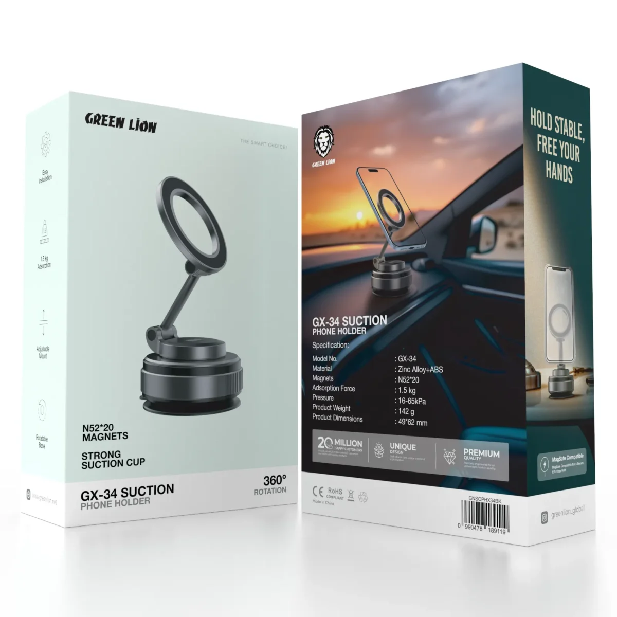 هولدر نگه‌دارنده گرین لاین مدل Suction GX-34 - 1