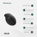 موس بی سیم گرین لاین مدل SMART OLED VERTICAL - 3