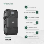 پاوربانک خورشیدی گرین لاین مدل Solar 5-panel ظرفیت 20000 میلی آمپر ساعت - 6