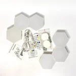 پنل دیواری RGB شش ضلعی مدل Smart Hexagon LED Wall Lights - 8