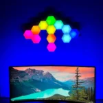 پنل دیواری RGB شش ضلعی مدل Smart Hexagon LED Wall Lights - 7