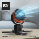 پنکه شارژی و پاوربانک خورشیدی مدل Porodo Suncharge Outdoor Solar Fan - 3