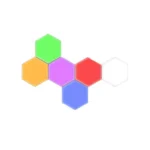 پنل دیواری RGB شش ضلعی مدل Smart Hexagon LED Wall Lights