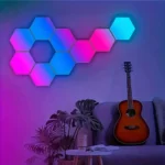 پنل دیواری RGB شش ضلعی مدل Smart Hexagon LED Wall Lights - 3