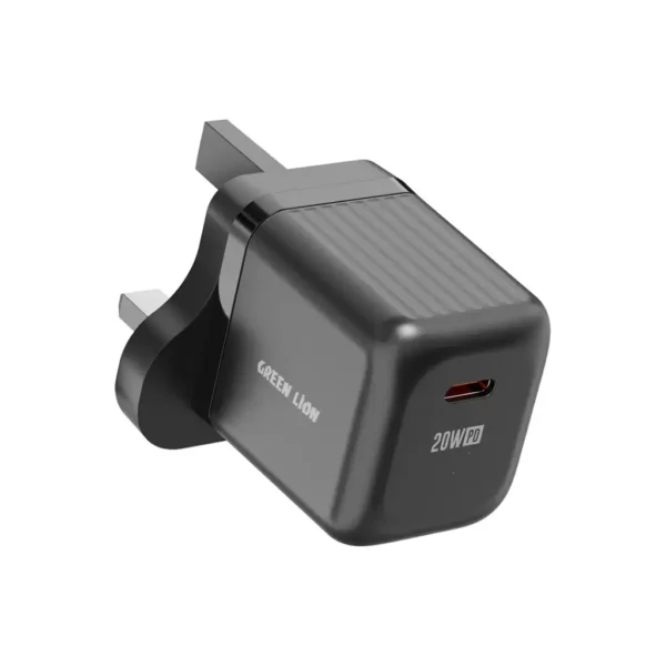 شارژر دیواری سه شاخه 20 وات گرین لاین مدل ultra Compact Wall Charger