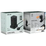 چندراهی برق ایستاده گرین لاین مدل Power Tower Multi-Port Power Strip - 3