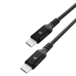 کابل تایپ سی به تایپ سی پاورولوژی مدل Power Sync Weave Series با توان 60 وات