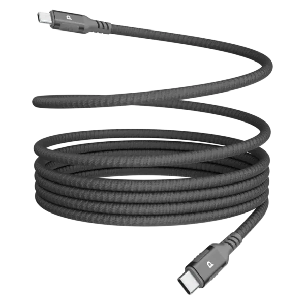 کابل تایپ سی به تایپ سی مگنتی پاورلوژی مدل Maglinka Weave Series توان 60 وات