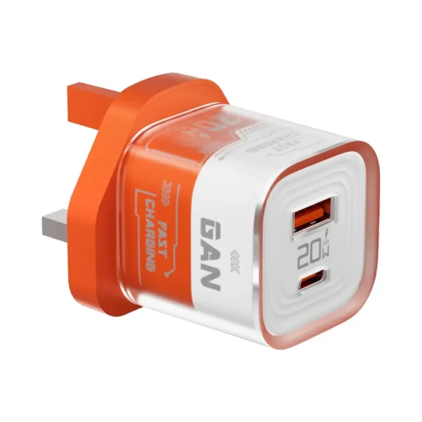 شارژر دیواری پرودو مدل Crystal Shell GaN Wall Charger