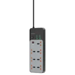 چندراهی برق پرودو 3000 وات 7 کاره مدل Universal Power Strip with 6 USB Ports