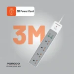 چندراهی با 4 سوکت پرودو مدل 4AC 65W 3000W Power Strip - Image 8