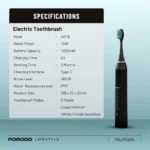 مسواک برقی هوشمند پرودو مدل Water Flosser Combo - Image 9