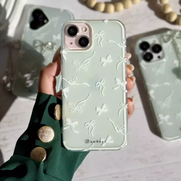 قاب Green bow مناسب ایفون 16 پرو