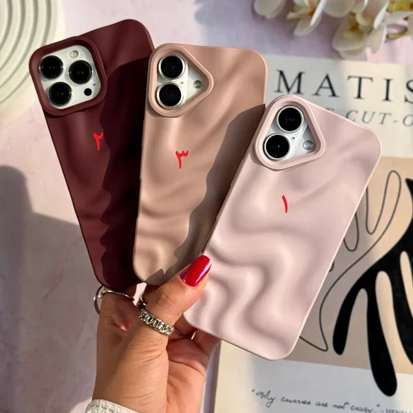 قاب Matte Waves مناسب آیفون 15 پرو