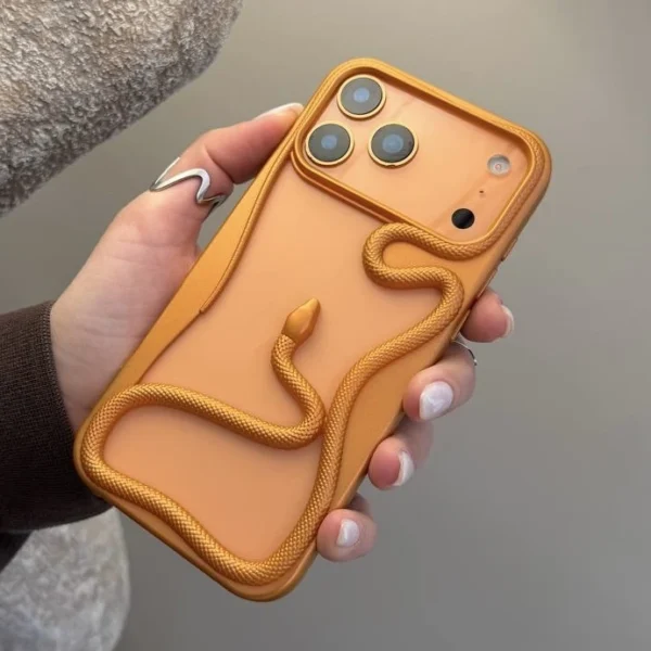 قاب snake orange مناسب آیفون 17 پرومکس