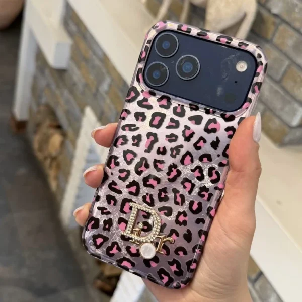 قاب Dior پلنگی مناسب آیفون 13 پرو