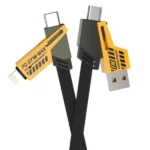 کابل شارژ چهار کاره مدل 2in2 65W Fast Charging Cable